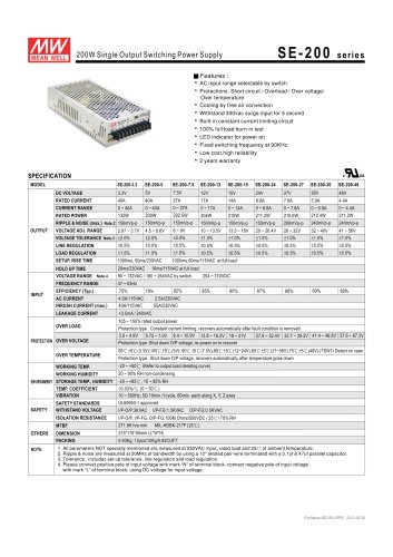 SE-200 serie