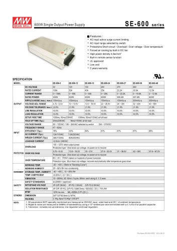 SE-600 series