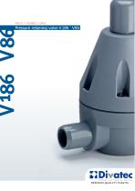 Pressure retaining valve V 186 . V86
