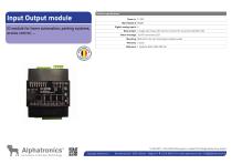 Input Output Module – 4 inputs