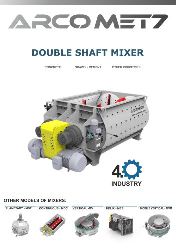 DOUBLE SHAFT MIXER