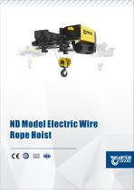 ND Model Electric Wire Rope Hoist