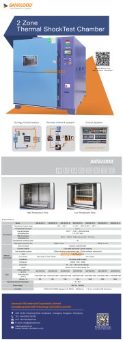 2 Zone Thermal Shock Test Chamber