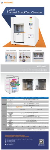 3 Zone Thermal Shock Test Chamber