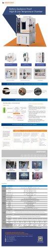 battery explosion proof high & low temperature chamber