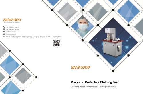 Catalog Masks and Respirators test instrument