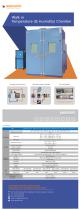 CLIMATIC TEST CHAMBER / HUMIDITY AND TEMPERATURE / WALK-IN / FOR AUTOMOBILES SMC-160-CC-WT