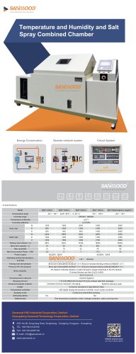 Compound salt spray chamber