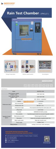 Rain Test Chamber IPX2