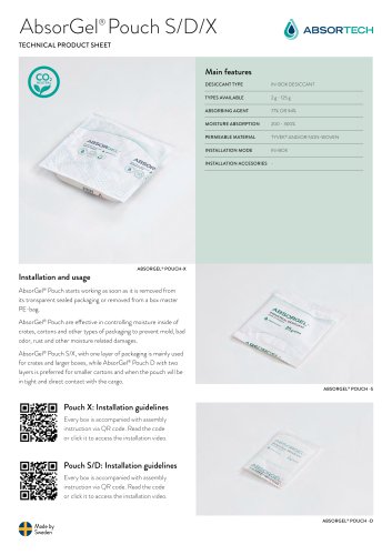 AbsorGel® Pouch S/D/X