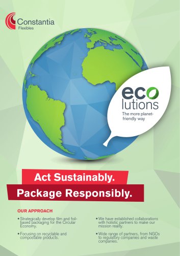 Act Sustainably.