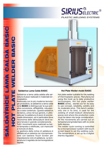 HOT PLATE WELDER NEW MODEL BASIC