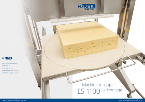 machine à couper le fromage ES 1100