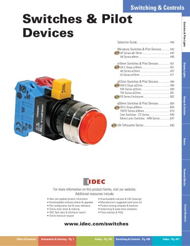 Complete Switch & Pilot Device Catalog