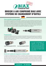 BROCHE À AIR COMPRIMÉ BIAX AVEC SYSTÈME DE CHANGEMENT D’OUTILS - 1