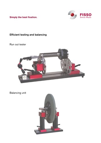 Run out tester & balancing unit E