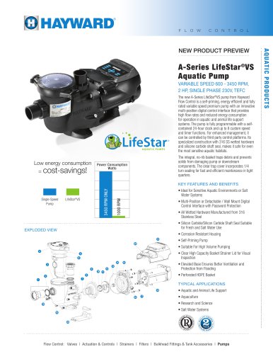 NPP1114A - A-Series LifeStar®VS Aquatic Pump