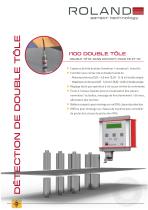 I100 Double tôle double tête, sans contact, pour FE et NF - 1