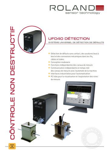 Ufd40 détection de défaults