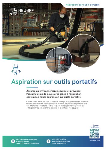 Aspiration sur outils portatifs