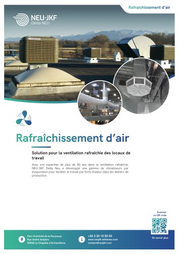 Rafraichissement d'air adiabatique - Ventilation rafraîchie