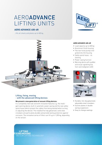 AERO-ADVANCE Vacuum lifter