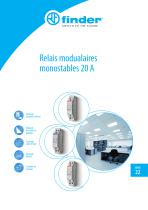 Relais modualaires monostables 20 A - 1