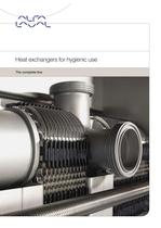 Heat exchangers for hygienic use - the complete line