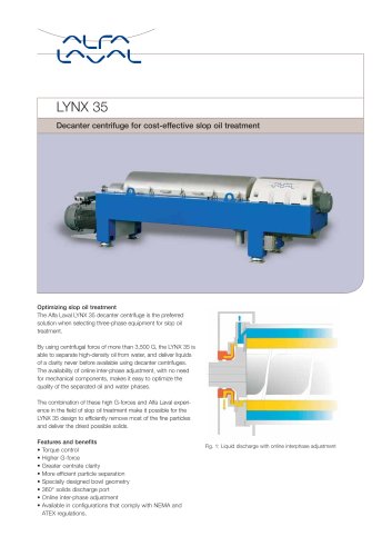 LYNX - Drilling mud decanter - LYNX 35