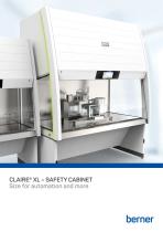 CLAIRE® XL – SAFETY CABINET