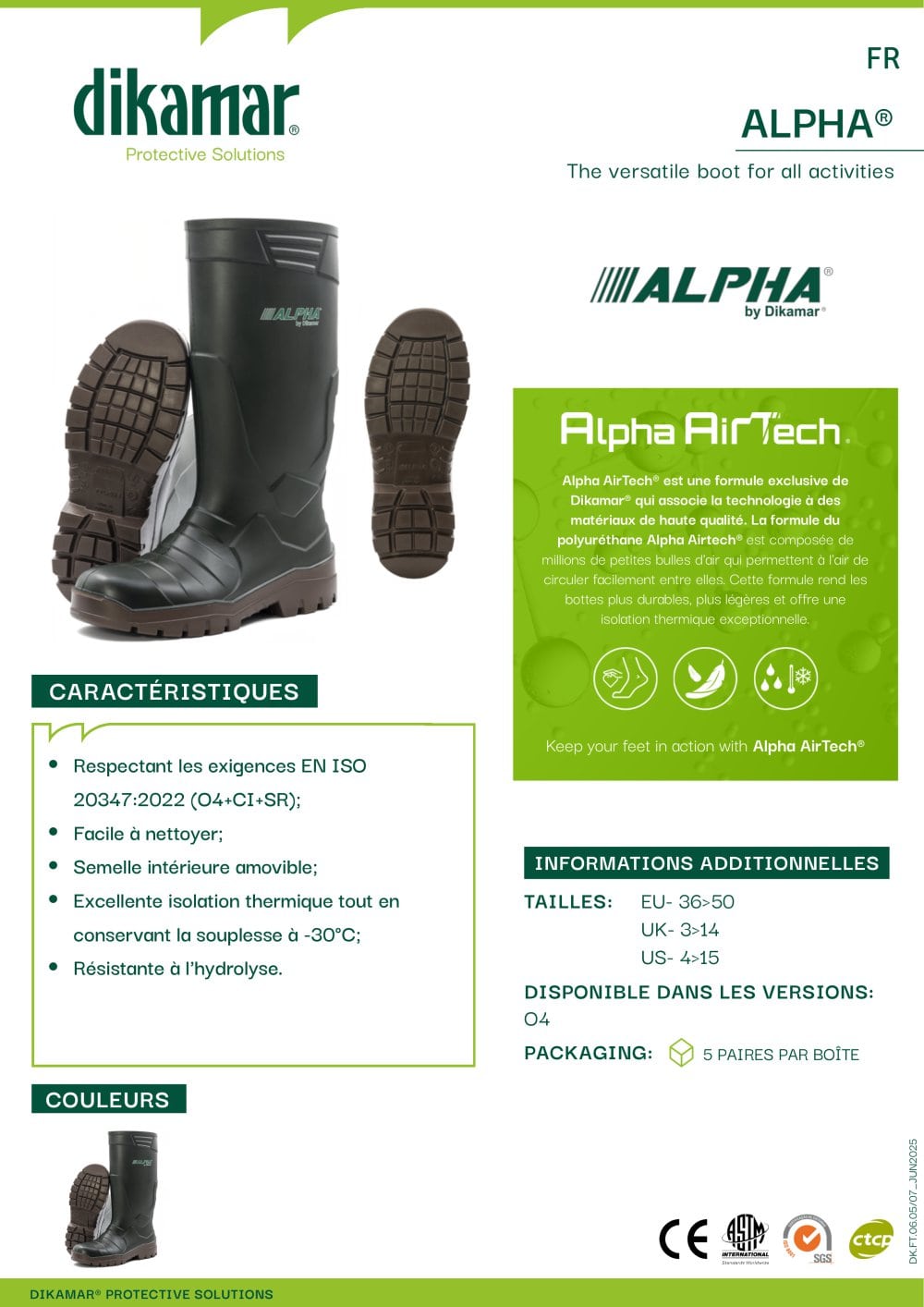 DK.FT.06.05_Alpha_FR_JUN2025 - DIKAMAR, S.A. Industria de Prote&ccedil;&atilde;o de Cal&ccedil;ado