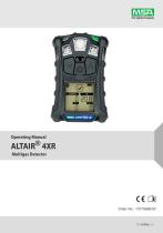 Operating Manual ALTAIR® 4XR  Multigas Detector