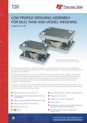 T20 Load cell Data sheet