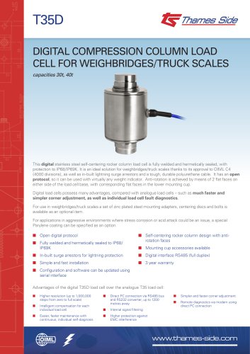 T35D load cell data sheet