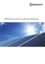 Afficheurs pour le photovoltaïque - 1