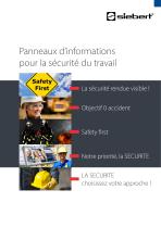 Panneau d’informations pour la sécurité du travail - 1