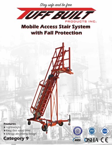 Mobile Access Stair System with Fall Protection