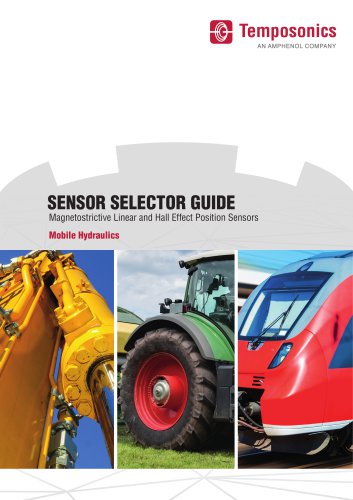 Temposonics Sensor Selector Guide Mobile Hydraulics