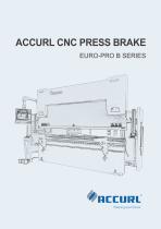 PRESS BRAKE EURO-PRO B Series