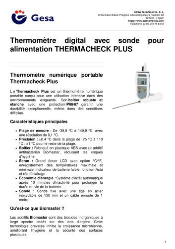 THERMACHECK PLUS