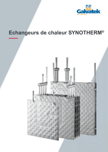 Echangeurs de chaleur SYNOTHERM&reg;