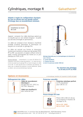 Galvatherm - Cylindriques, Type R