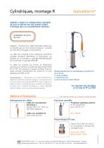 Galvatherm -Thermoplongeur cylindrique - Type R - 1