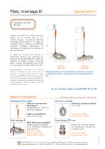 Galvatherm - Thermoplongeur plat - Type D - 1