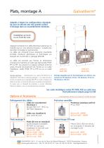 Galvatherm - Thermoplongeur plat - Type A - 1