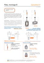 Galvatherm - Thermoplongeur plat - Type B-1