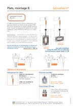 Galvatherm - Thermoplongeur plat - Type B - 1