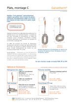 Galvatherm - Thermoplongeur plat - Type C