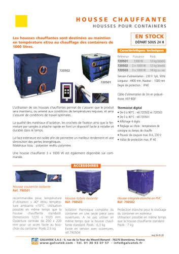 Housse chauffante standard