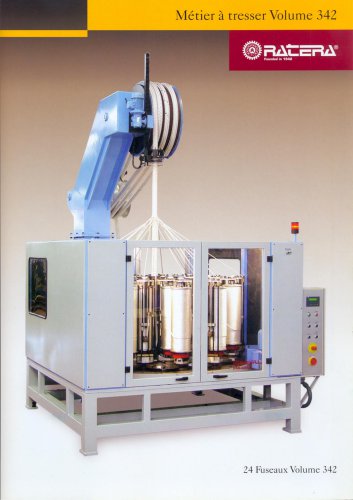 Machines de tressage avec Volume 342